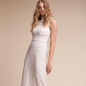 BHLDN sleeveless boho wedding dress